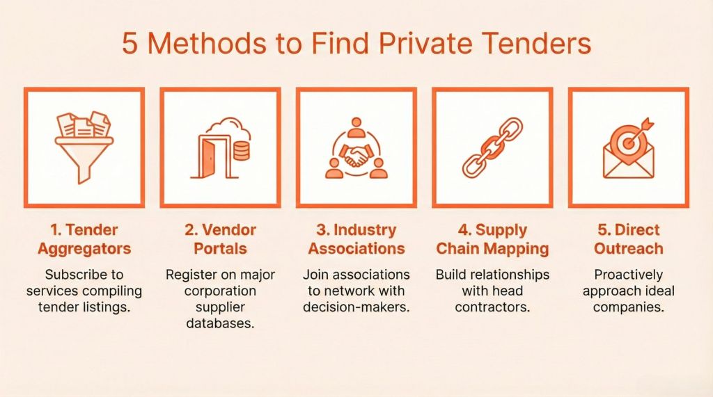 5 method to find private tender